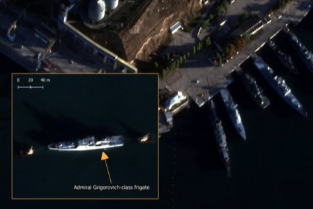 З'явилися супутникові фото Севастопольської бухти після атаки безпілотників