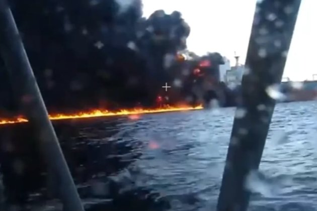 Морські дрони Sea Baby уразили два підсанкційні танкери «тіньового флоту» рф — ЗМІ (відео)