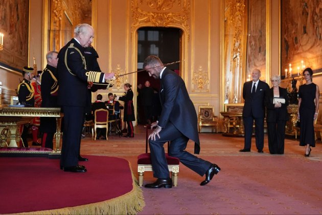 Девід Бекхем отримав титул лицаря від короля Карла III