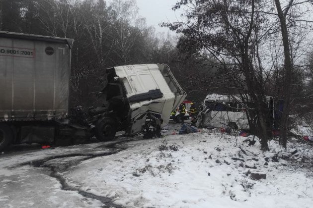 Под Черниговом маршрутка столкнулась с грузовиком — погибли 13 человек (фото, обновлено)