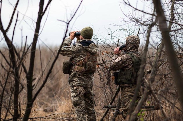 Карта бойових дій в Україні станом на 8 грудня 