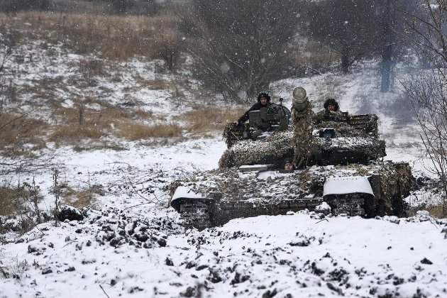 Карта бойових дій в Україні станом на 14 грудня