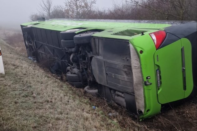 У Словаччині перекинувся автобус із 53 пасажирами з України