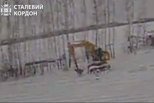 Українські прикордонники завадили інженерним роботам окупантів на Куп'янському напрямку (відео)