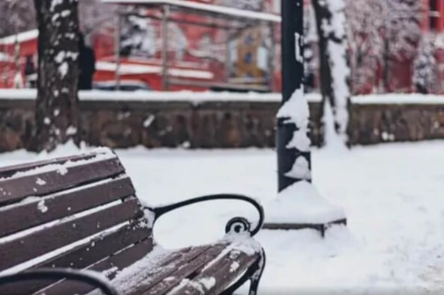 Київ засипало першим снігом (фото, відео)