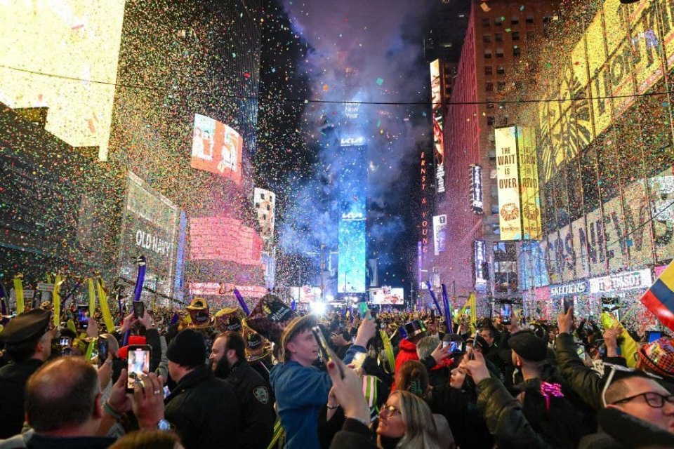 Святкування Нового року в Нью-Йорку