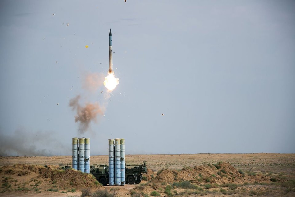 Пуск ракети із ЗРК «С-400» 