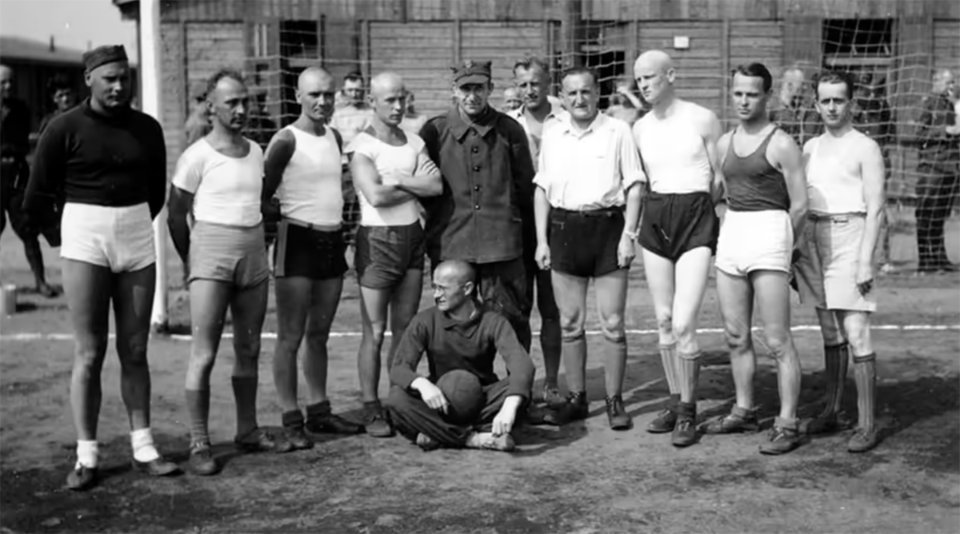 Спортивная команда военнопленных в Вольденберге