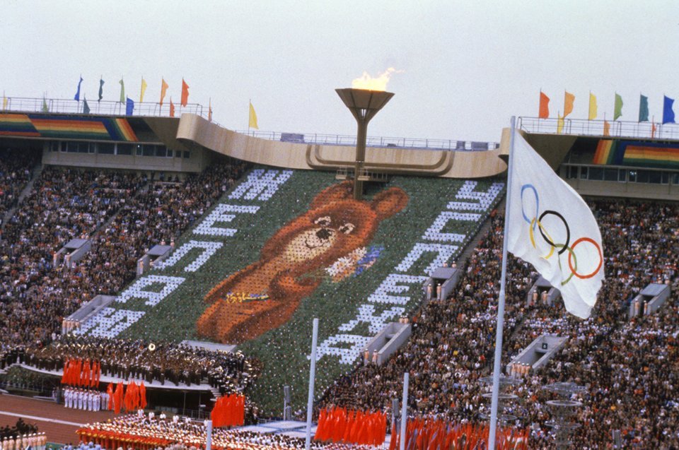 Церемония открытия Олимпийских игр в Москве, 1980 год