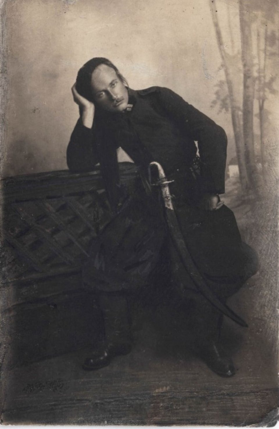 Петро Дяченко, командир полку Чорних запорожців. Фото 1920 року 