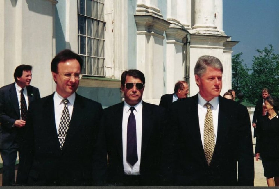 Клінтон у Києві у 1995 році