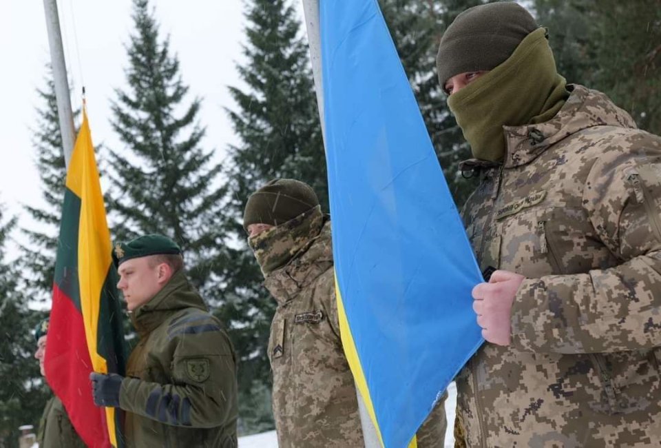 українській військові в Латвії