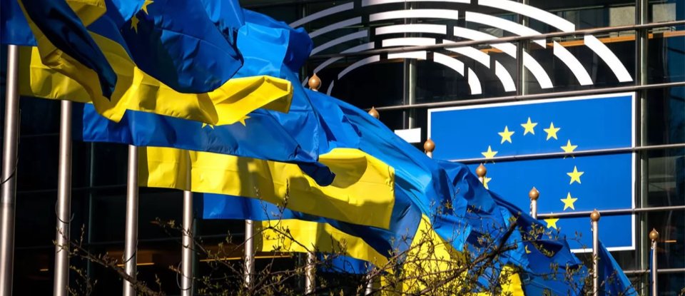 євросоюз Україна прапори фото