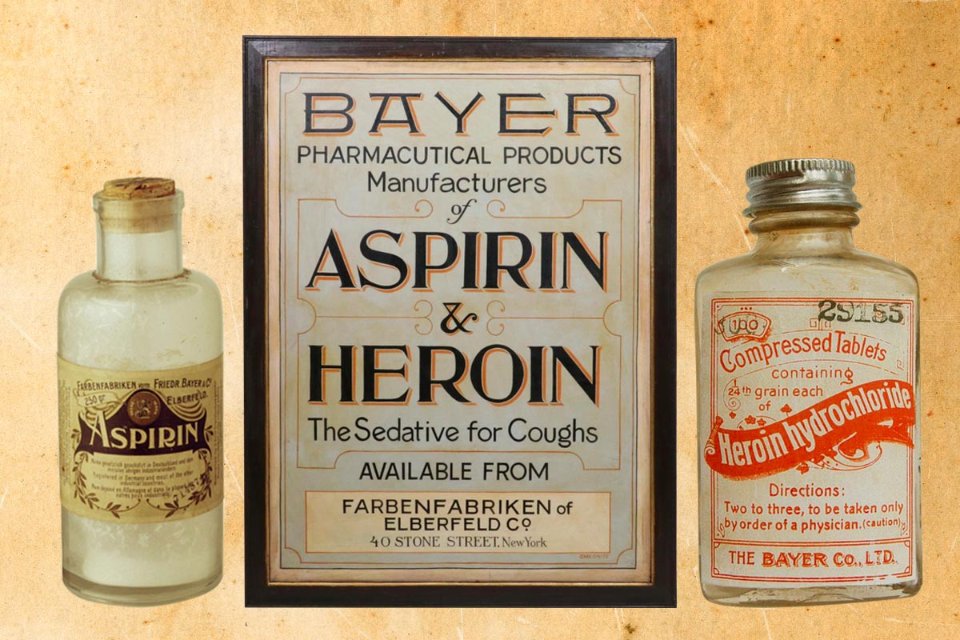 Bayer зупинила виробництво героїну лише в 1913 році