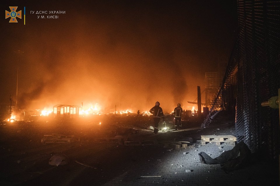 Обстріл ТЦ к Києві