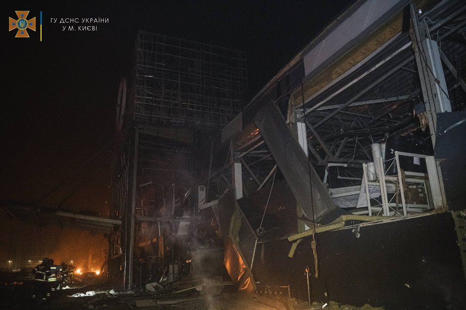 Обстріл ТЦ к Києві