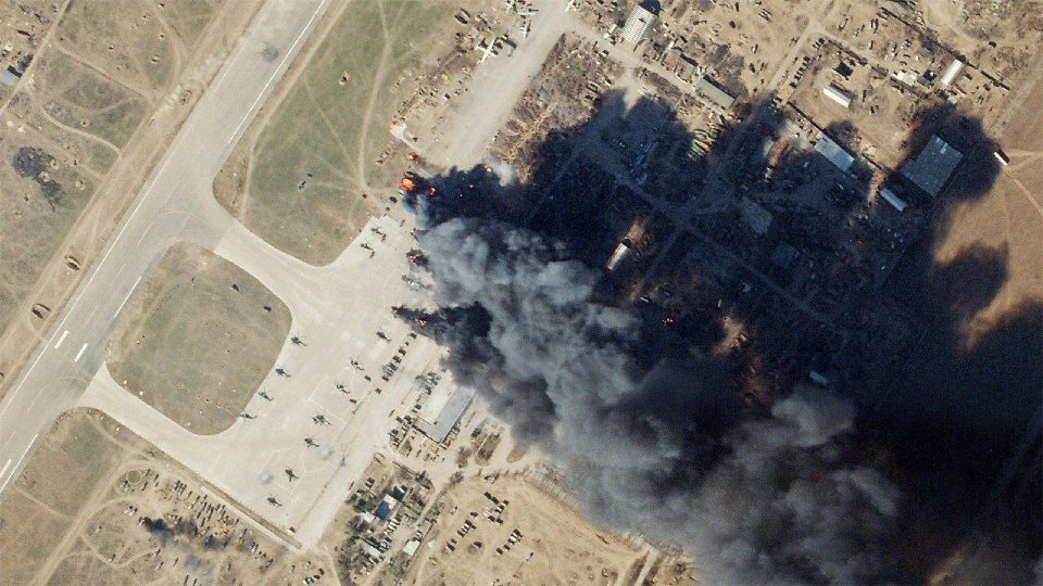 Знищені російські гелікоптери Nasa