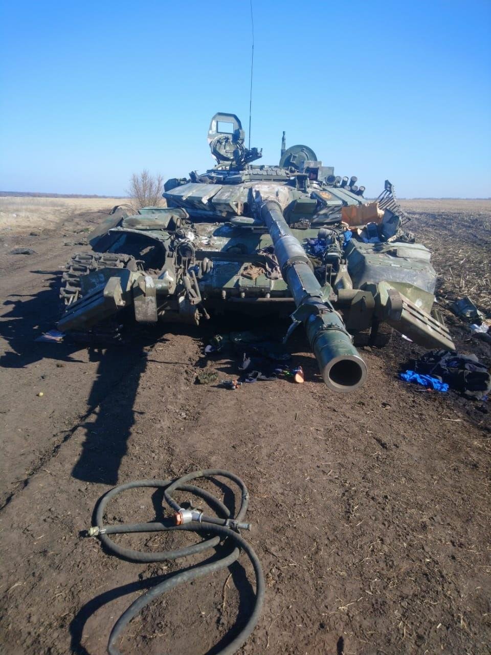 Пдібитий російський танк