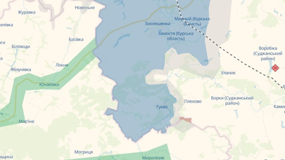 Карта бойових дій 6 березня