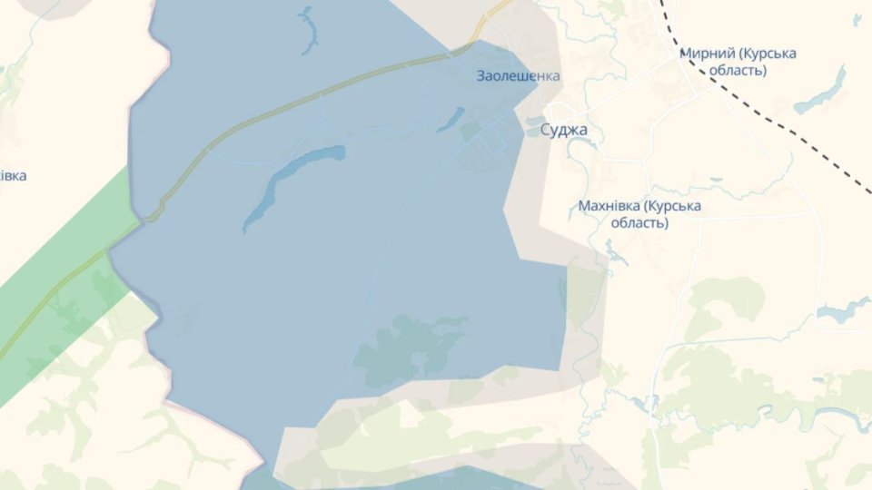 Карта бойових дій станом на 13 березня