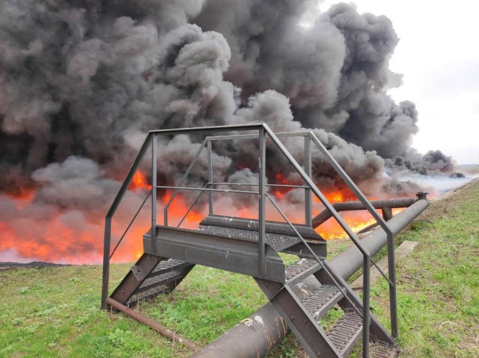 Пожежа у Лисичанську 