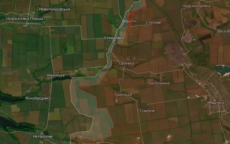 Карта бойових дій в Україні станом на 7 квітня | Chas.News