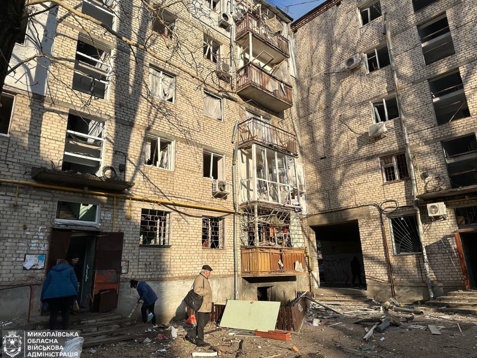 Удар по Миколаєві