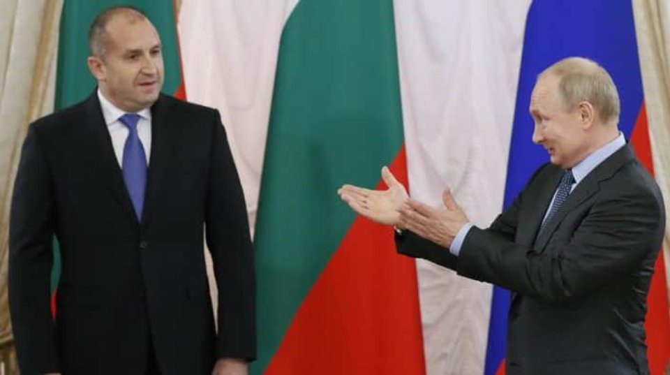 Румен Радев і володимир путін