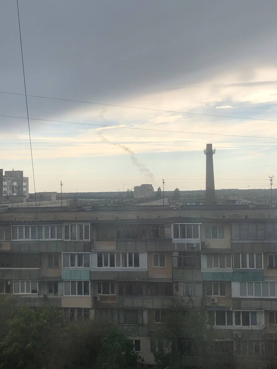 Робота ППО біля Євпаторії