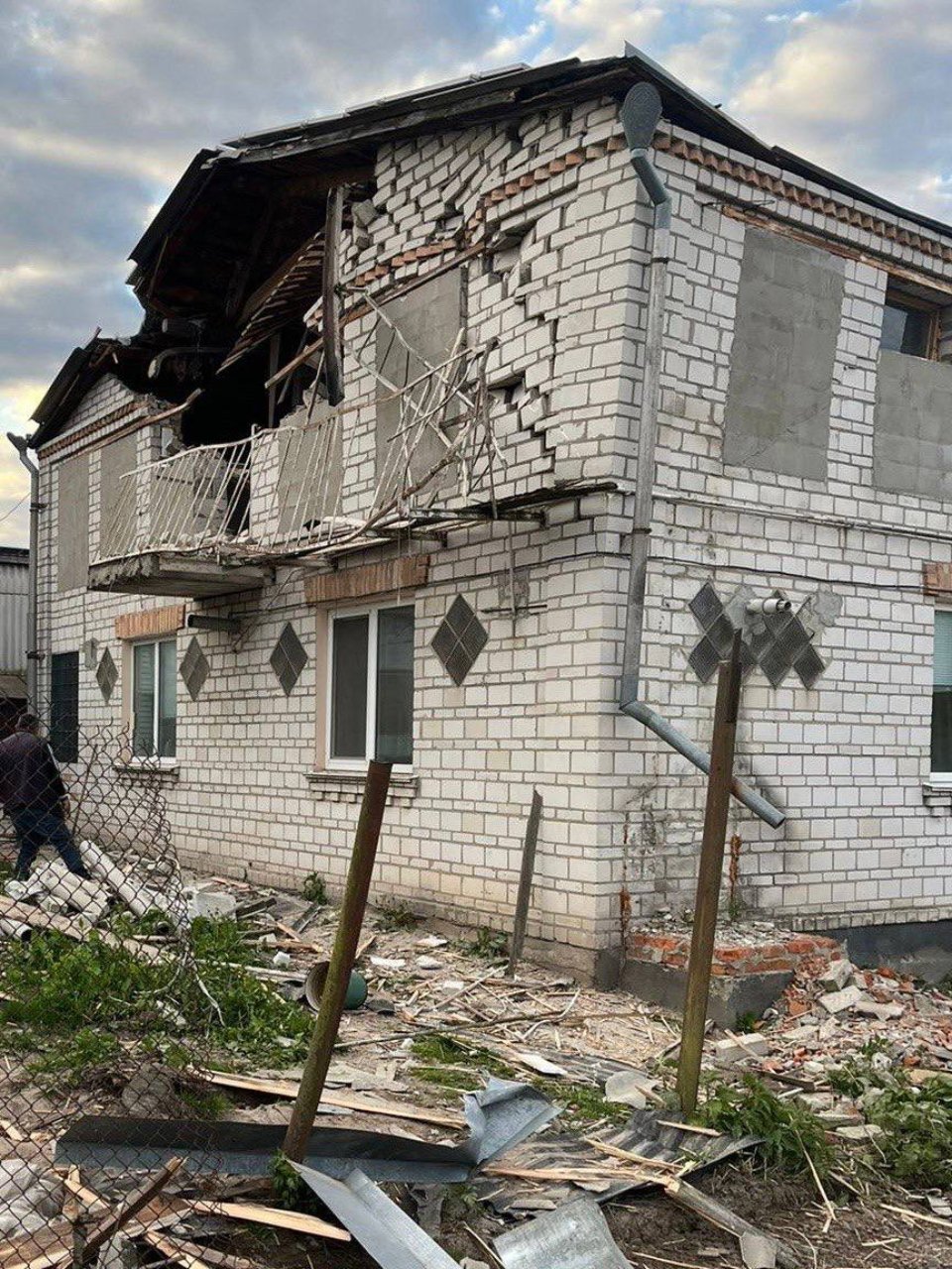 Уламки збитої ракети на Київщині