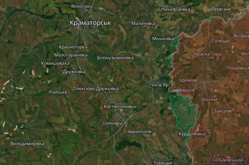 Карта бойових дій в Україні станом на 10 травня 2024 року | Chas.News