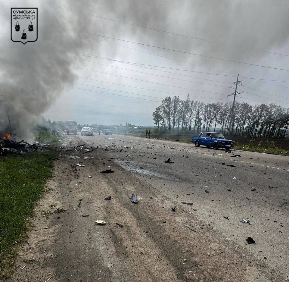Росіяни атакували енергетиків у Сумах: одна людина загинула, є поранені