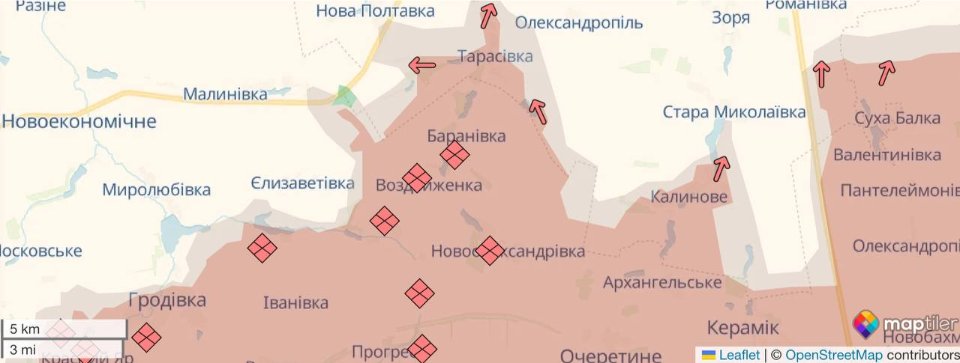 Карта боїв