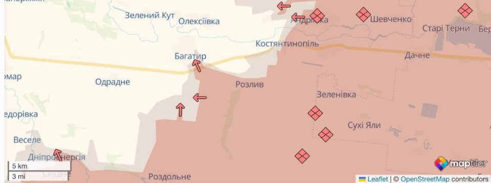 Карта боїв