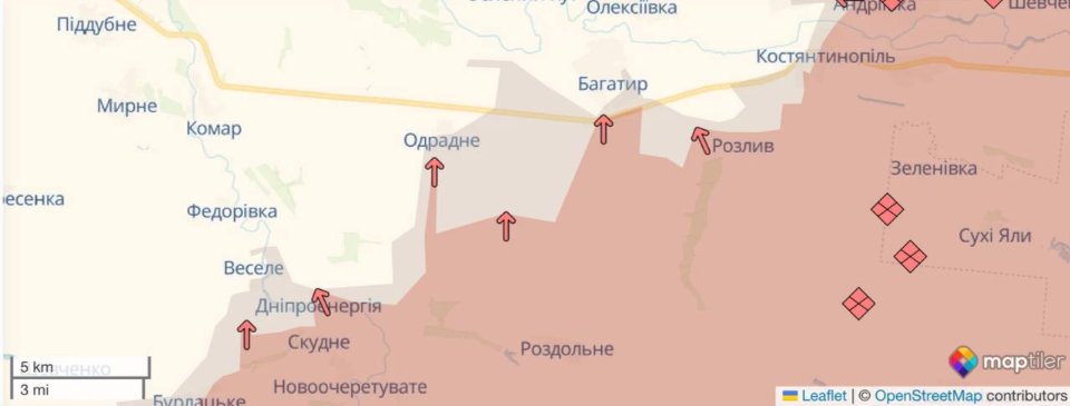 Карта боїв