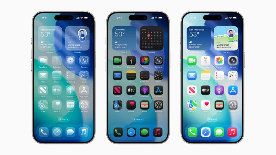 Новий дизайн інтерфейсу оновлення iOS 26