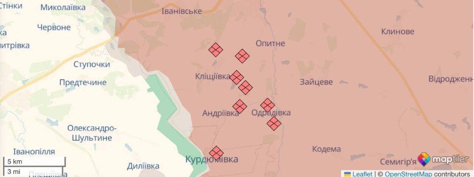 Карта боїв