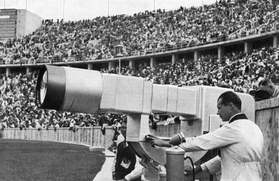 Вперше Олімпійські ігри ожили на екранах в 1936-му, коли проходили в нацистській Німеччині / Getty Images