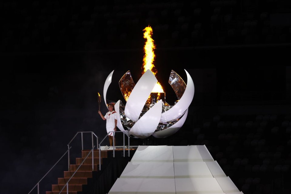 Олімпійський вогонь запалила японська тенісистка Наомі Осака / Getty Images
