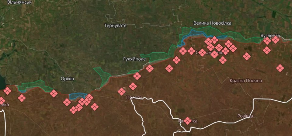 контрнаступ на  на півдні карта станом на 3 липня / Deep Statе