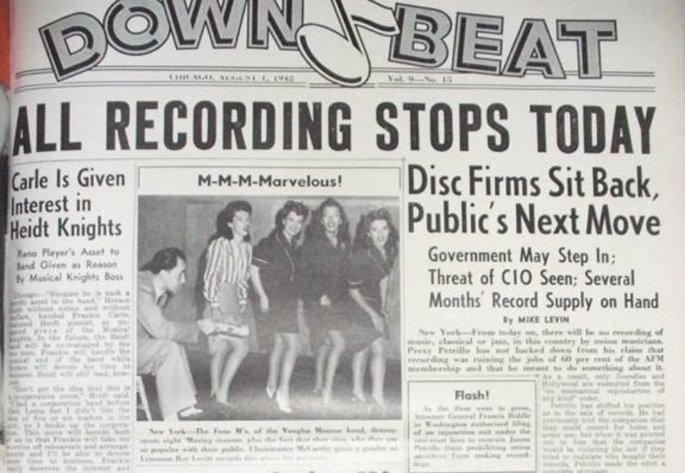 страйк музикантів сша 1940-х років