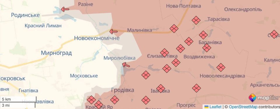 Карта боїв