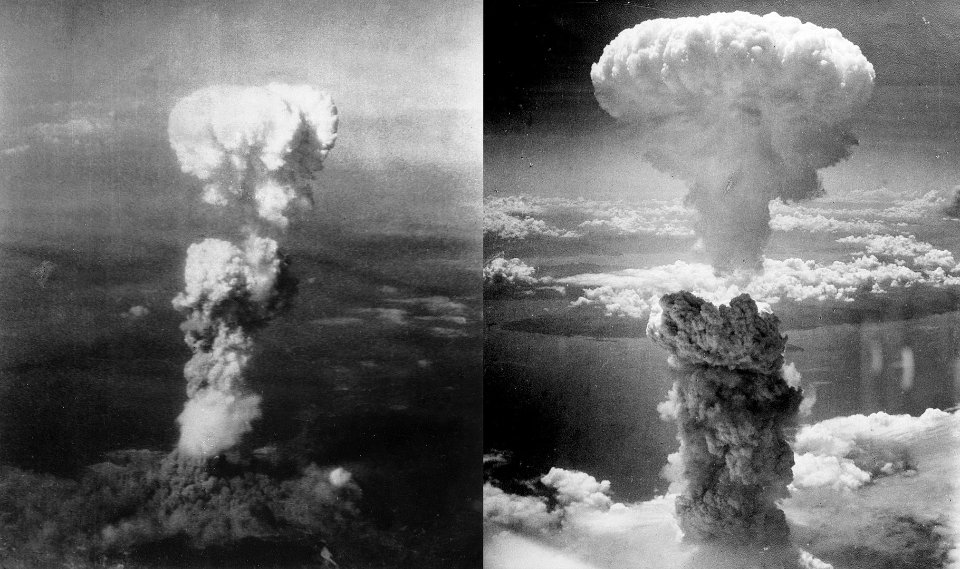 Атомне бомбардування Хіросіми та Нагасакі ядерні гриби