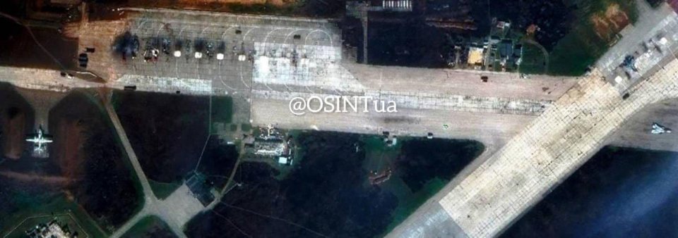 Знімки з аеродрому в окупованому Криму