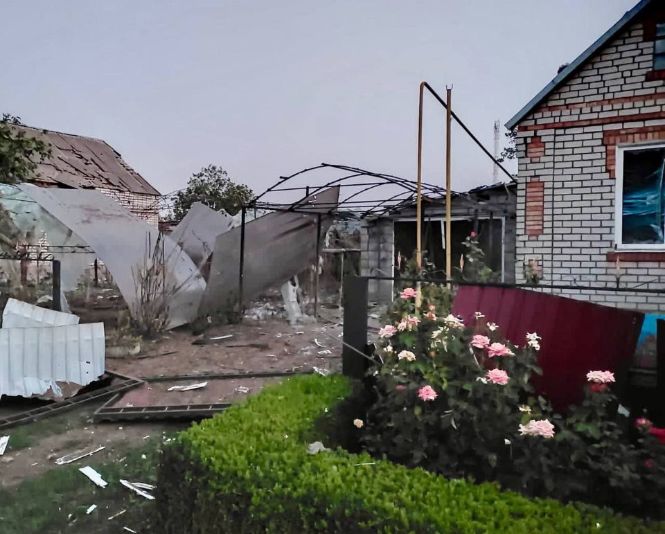 будинки після обстрілу на Дніпропетровщині