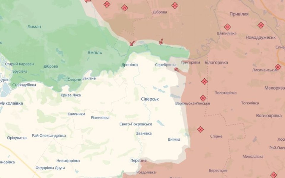 Наші воїни успішно зупинили сім атак противника поблизу Серебрянки