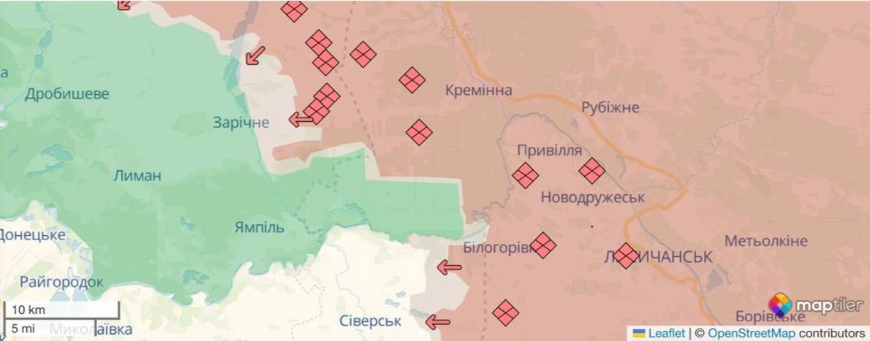 Карта боїв
