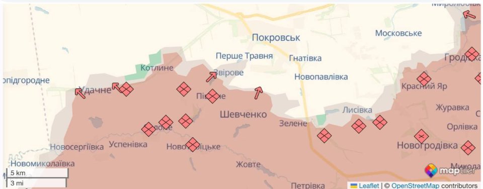 Карта боїв