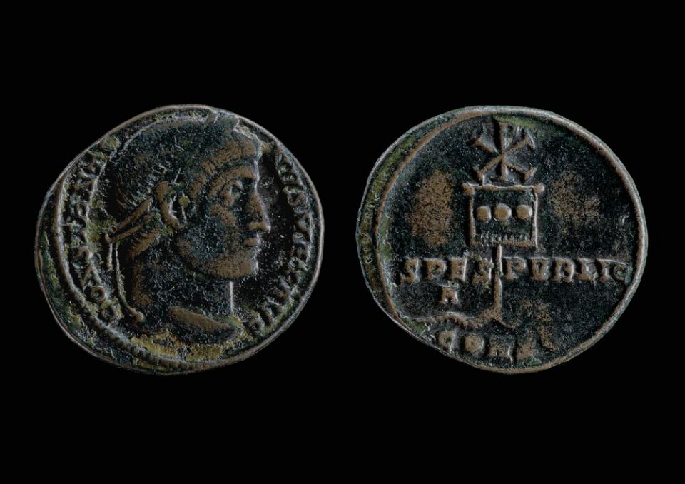 лабарум хрест констянтина монета