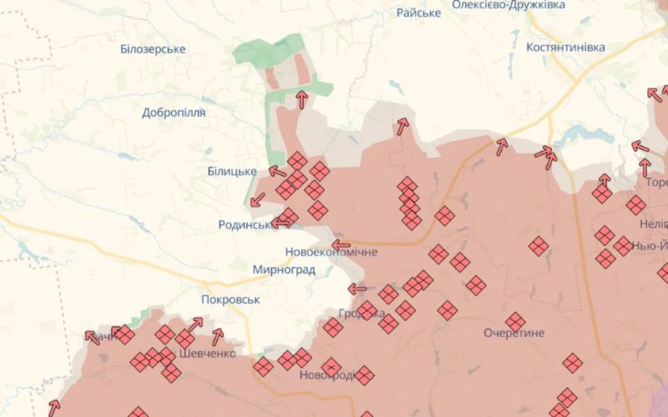 Карта бойових дій